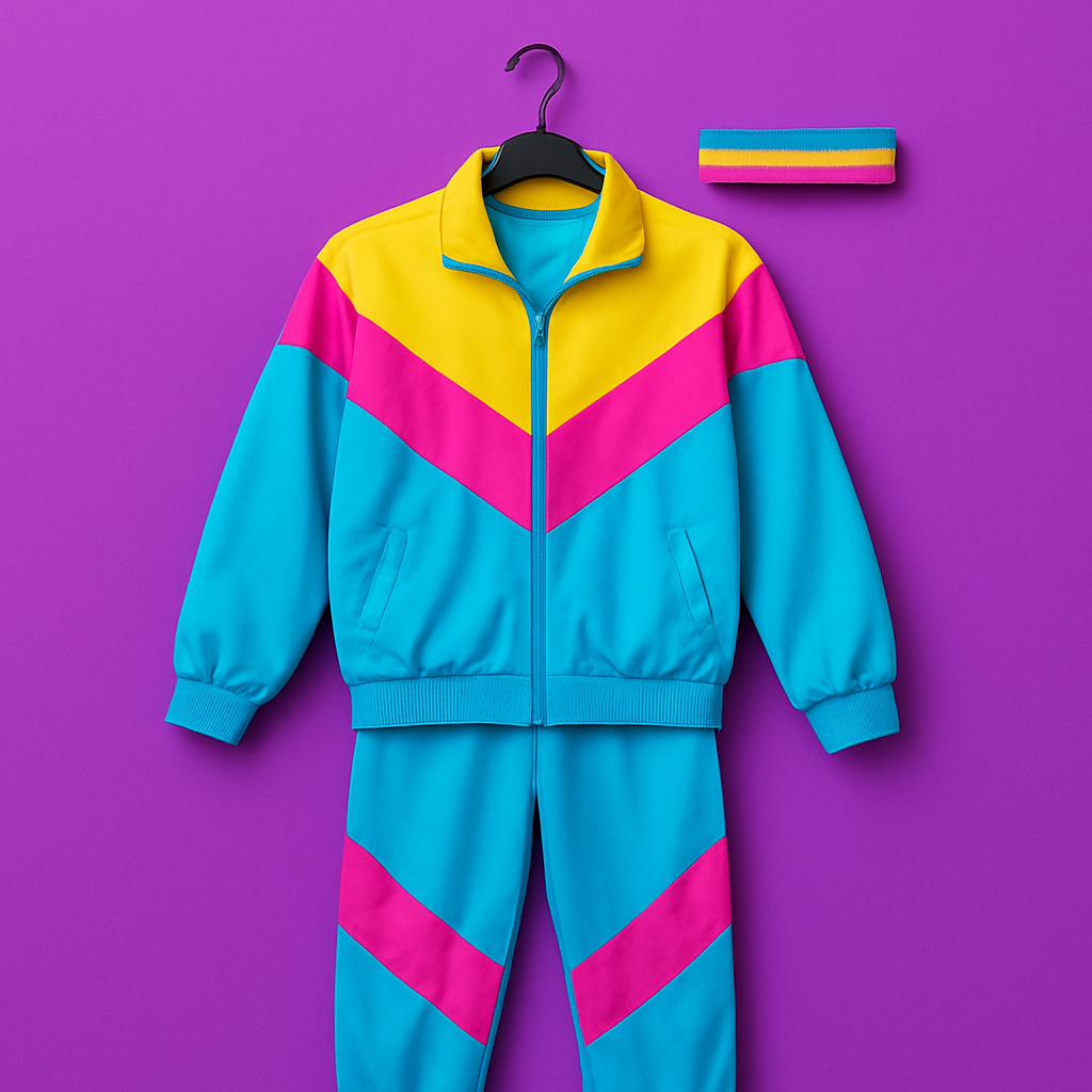 Retro style costume on a hanger